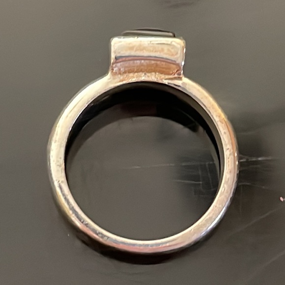 Sterling Silver Square Tigers Eye Ring - Picture 3 of 5